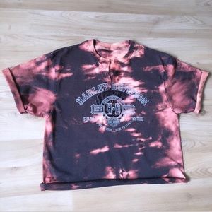 Vintage Harley Davidson Crop Top